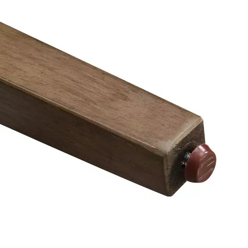 Élégantes chaises de salle à manger en bois (lot de 2) — assise rembourrée en chenille, structure en bois d’hévéa massif