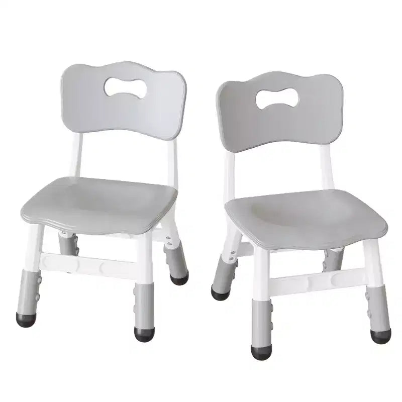 Chaises pour enfants réglables en hauteur sur 3 niveaux - chaises en plastique pour tout-petits avec patins antidérapants, pour les enfants de 2 à 12 ans