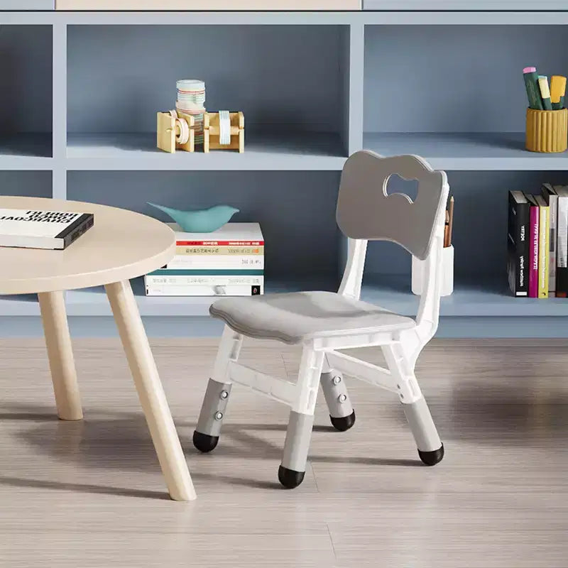 Chaises pour enfants réglables en hauteur sur 3 niveaux - chaises en plastique pour tout-petits avec patins antidérapants, pour les enfants de 2 à 12 ans