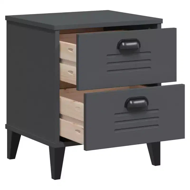 Table de chevet d’appoint en bois d’ingénierie