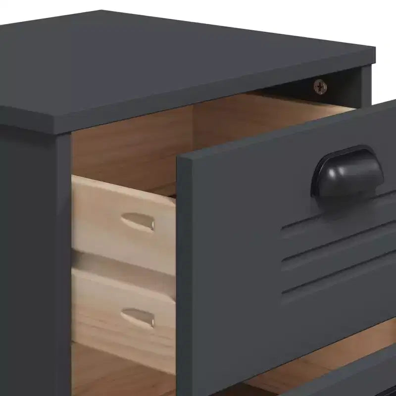 Nachttisch, Beistelltisch, Schlafzimmermöbel aus Holzwerkstoff