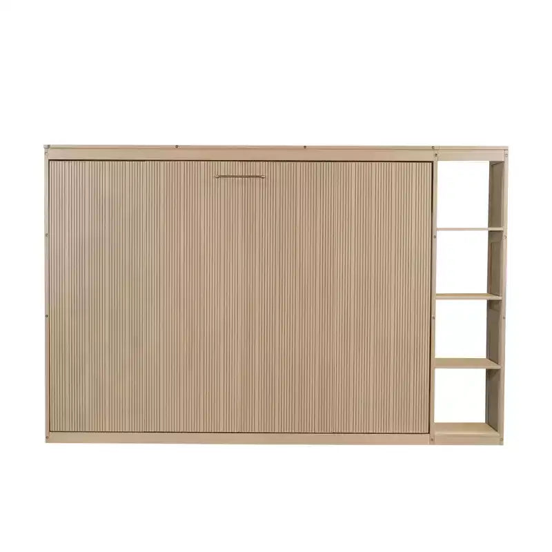 Lit escamotable mural de taille Twin avec étagères et rangement intégrés — conception robuste et peu encombrante ; aucun sommier requis.