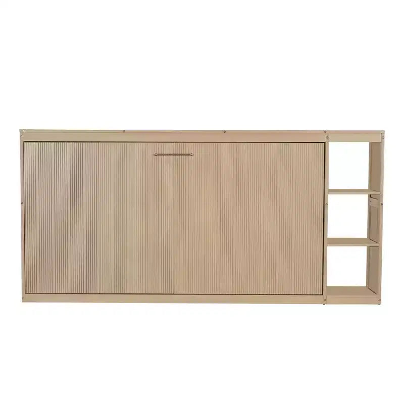 Lit escamotable mural de taille Twin avec étagères et rangement intégrés — conception robuste et peu encombrante ; aucun sommier requis.