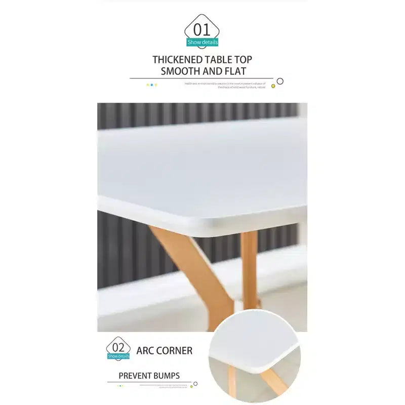 Escritorio moderno para computadora con superficie de MDF y patas metálicas, mesa de estudio y escritura para oficina en casa, escritorio contemporáneo para dormitorio o sala de estudio