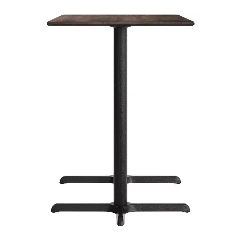 Table de bar et piètement de hauteur bar