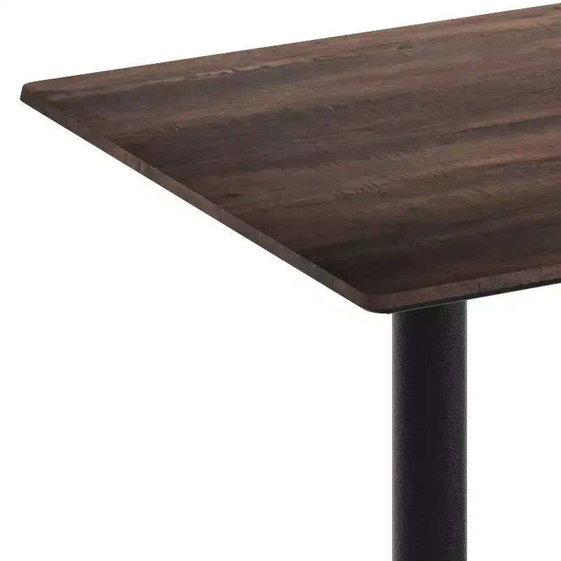 Table de bar et piètement de hauteur bar